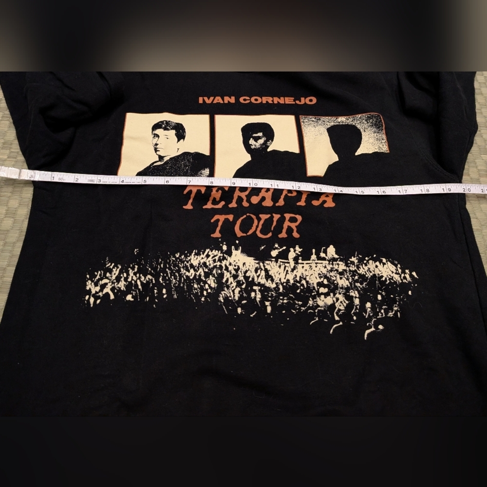 Ivan Cornejo Terapia Tour Crewneck Sweatshirt Black Unisex Size Medium - Picture 4 of 5